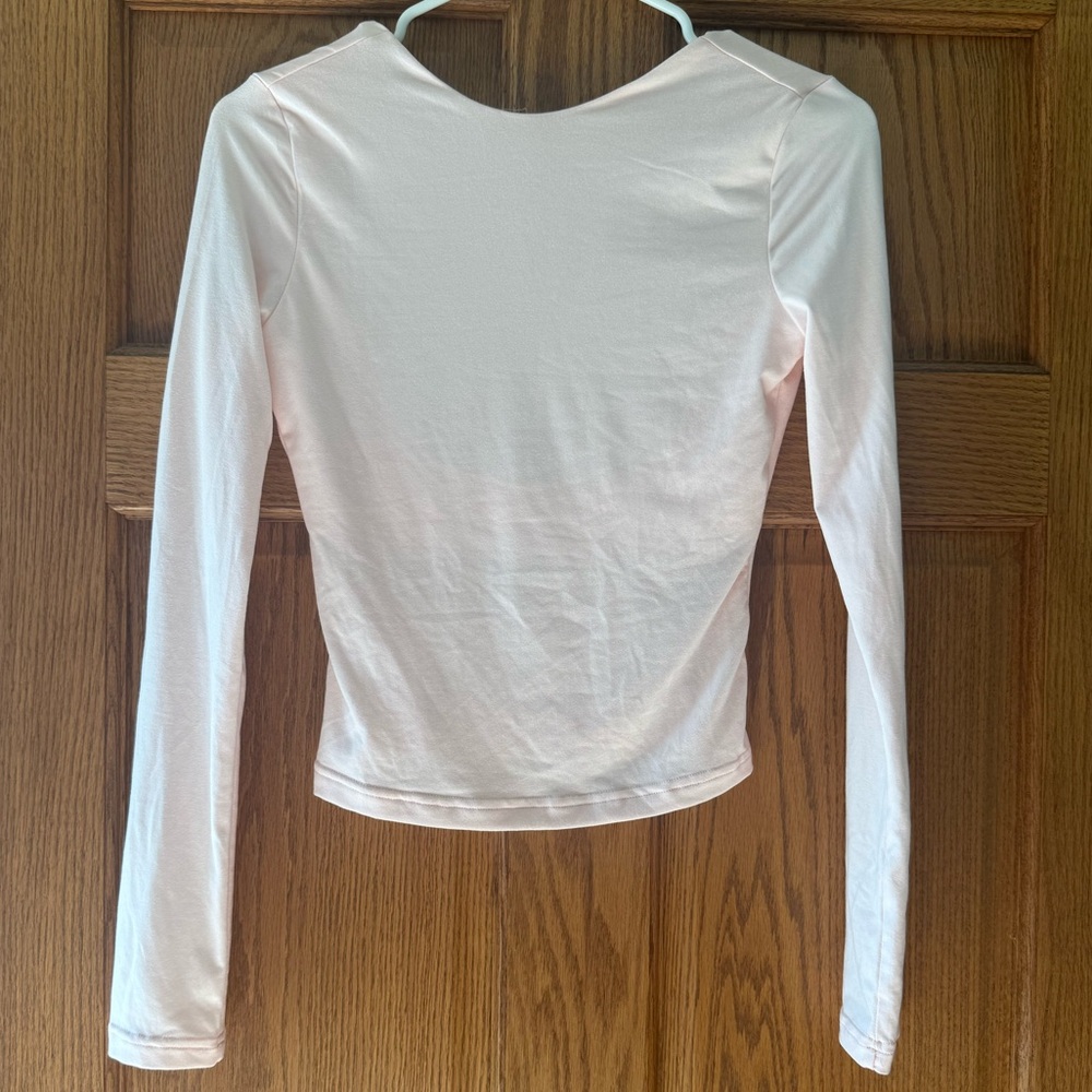 T.J.Maxx Soft Pink Long Sleeve Tee